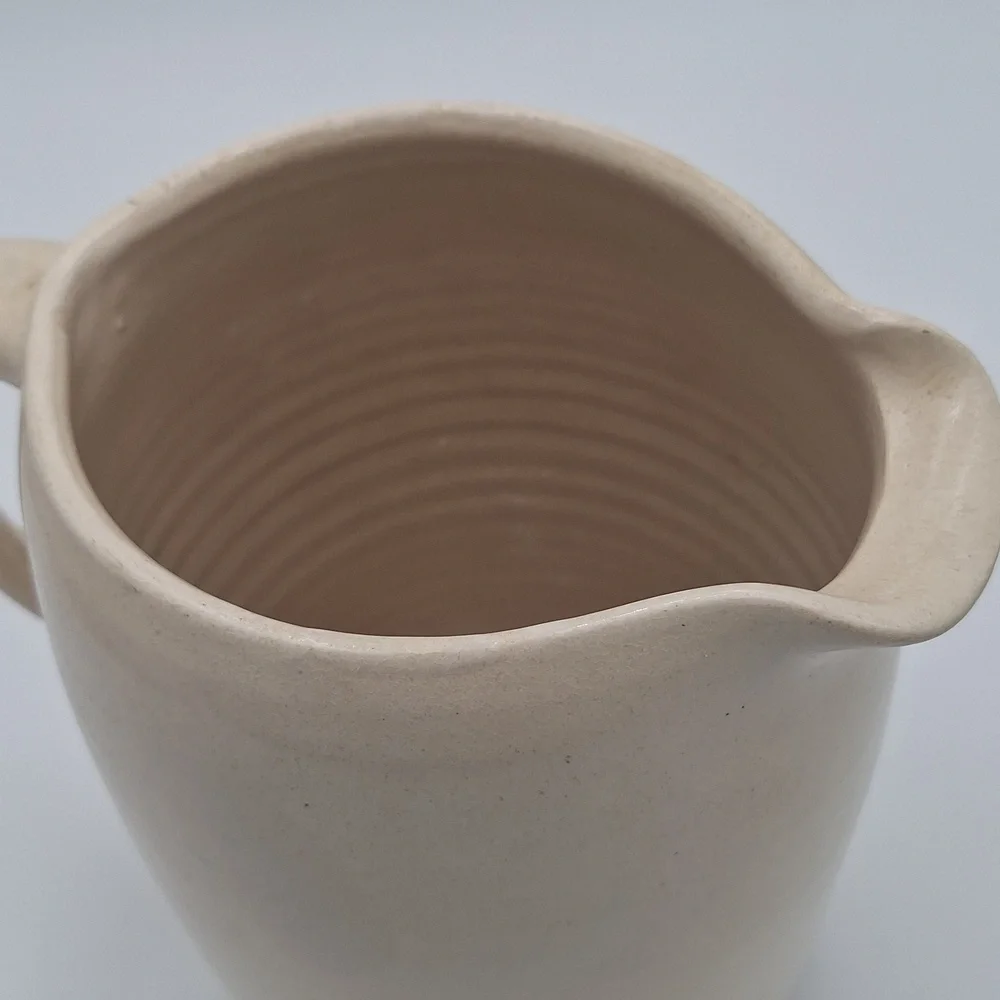 Storie & Son Pottery Vintgage Pitcher Hand Painted Ceramic Pitcher Collectible